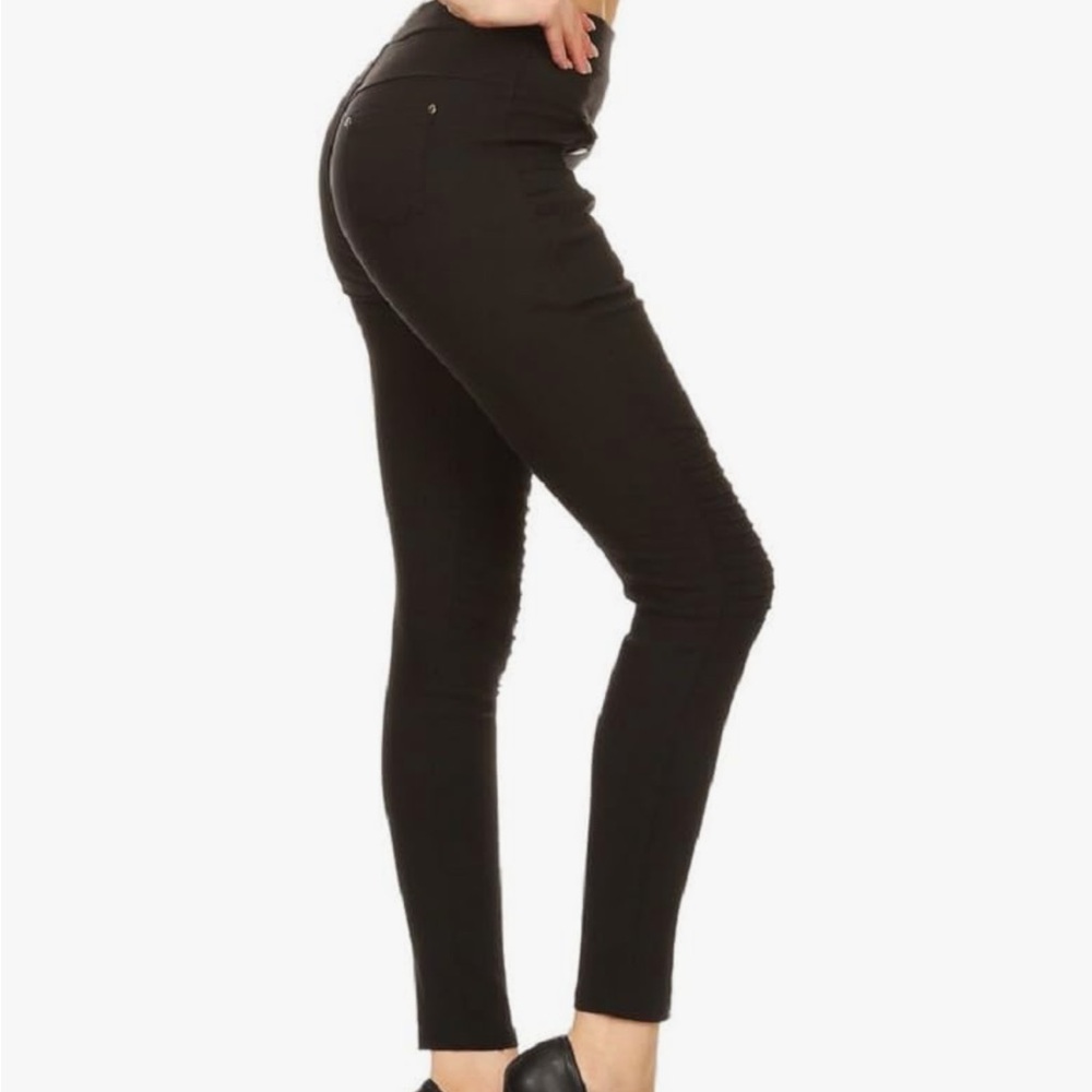 NEW Black Ripped Leggings “jeggings” - Picture 2 of 5